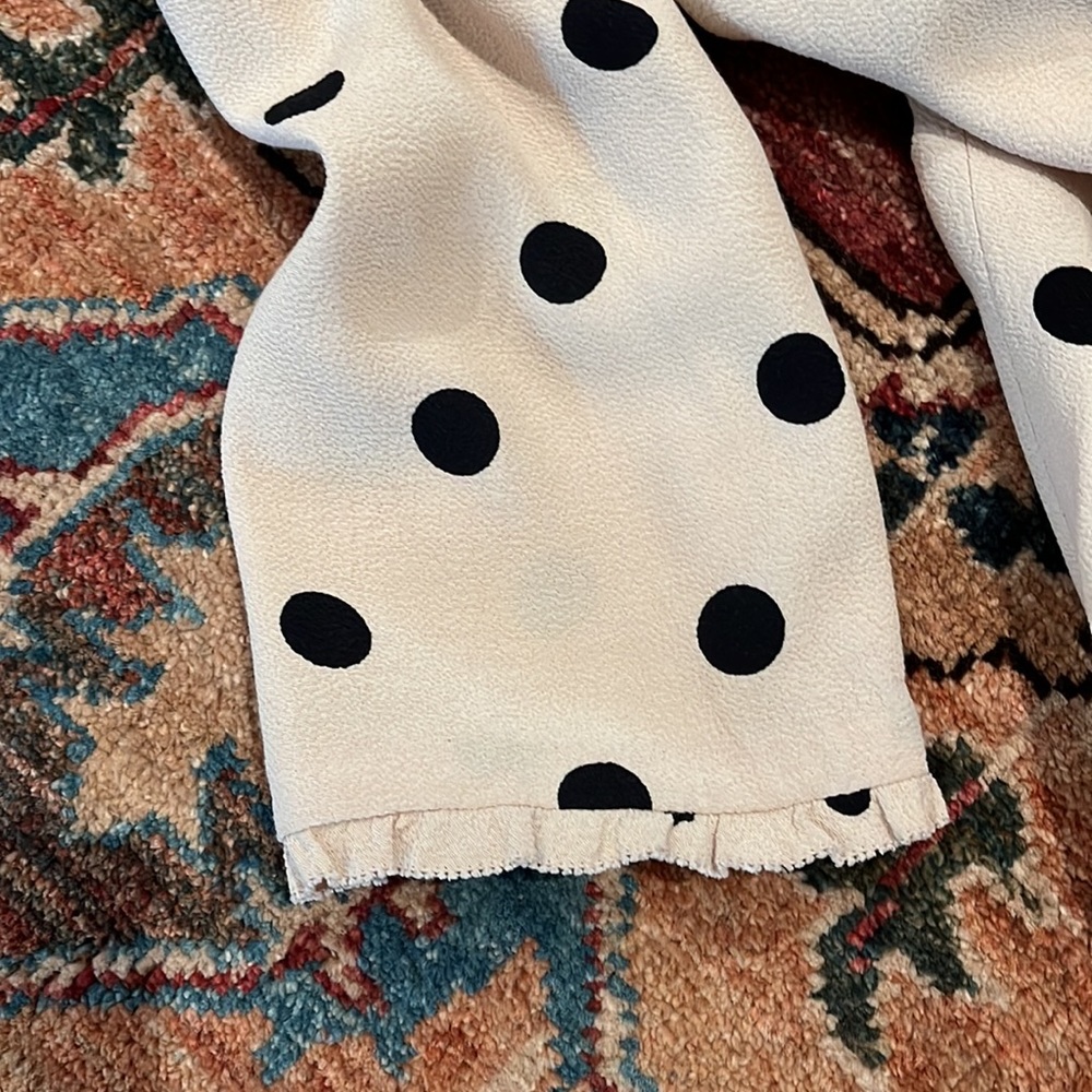 Kate spade poka dot viscose shirt - Picture 4 of 4